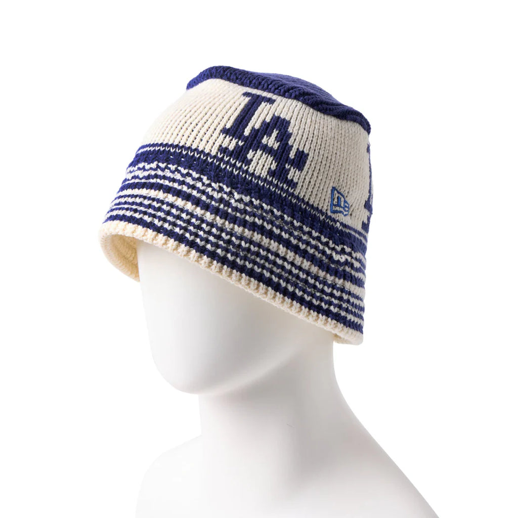 NEW ERA ニットバケット ロサンゼルスドジャース インディゴブルー/クローム 14667669