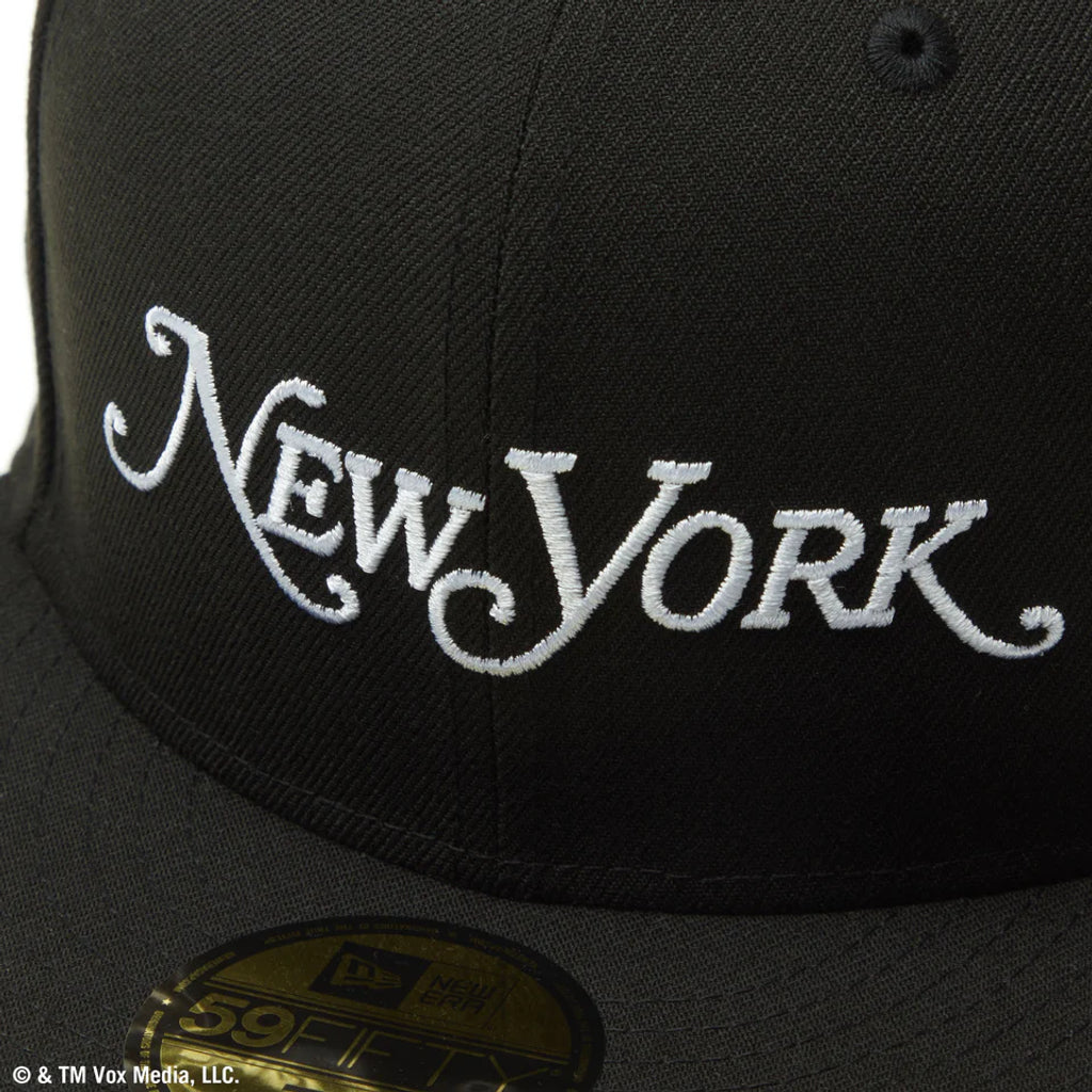 NEW ERA  59FIFTY New York Magazine ブラック × スノーホワイト