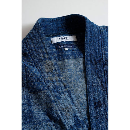 FDMTL BORO JAQUARD HAORI SHIRT RINSE