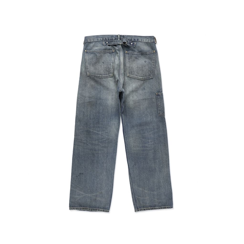 BOW WOW MINER'S REPAIRED DENIM WORK PANTS
