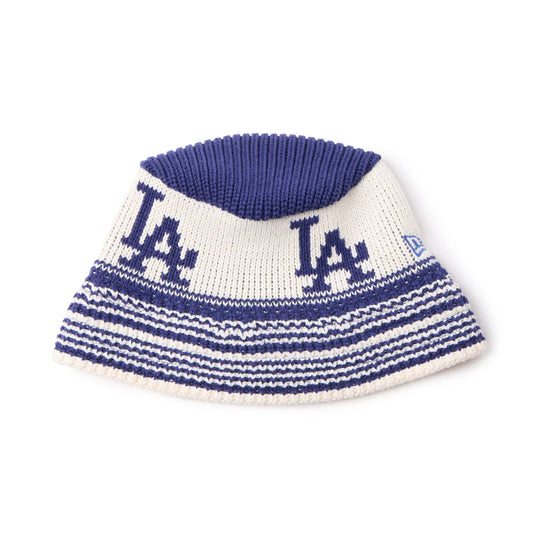 NEW ERA ニットバケット ロサンゼルスドジャース インディゴブルー/クローム 14667669
