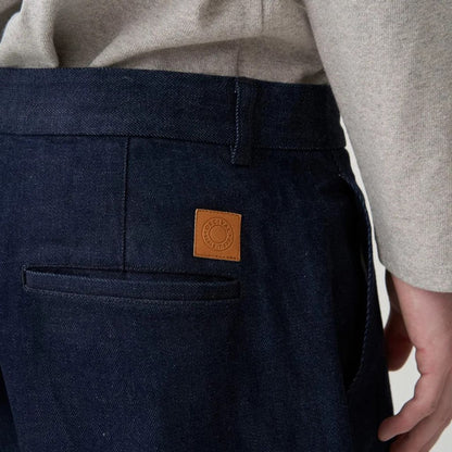 ORCIVAL OR-E0301 SGG-R Men's Denim Wide Curve Pants Indigo Navy