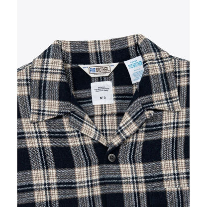 BEDWIN & THE HEARTBREAKERS FIVE BROTHER Ex. L/S CHECK SHIRT "VIN"
