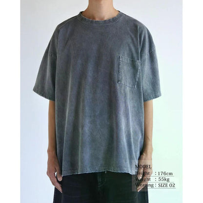 ANACHRONORM PIGMENT DYED POCKET S/S T-S