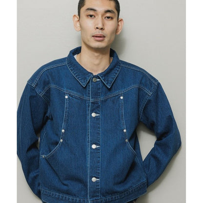 BAL CARB POCKET WASHED DENIM JACKET