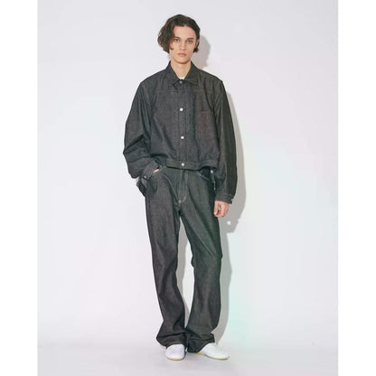 beautiful people double-end left hand twill denim blouson