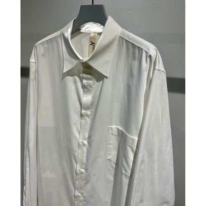 Ground Y COTTON BROAD CLOTH BIG COLLAR SHIRT