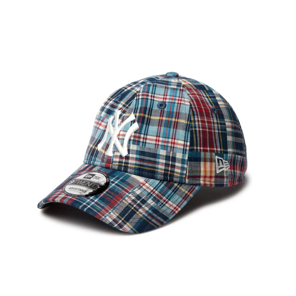 NEW ERA 9TWENTY MLB Patchwork ニューヨーク・ヤンキース マドラスチェック