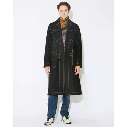 beautiful people coinside reversible herringbone bonding coat