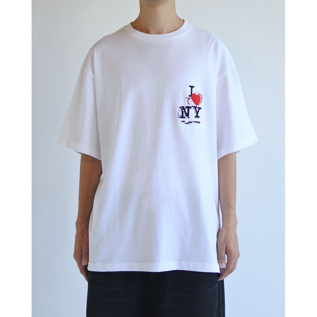 ANACHRONORM ANNK006 ICON THREADS GLITCH EMBROIDERY S/S T-S