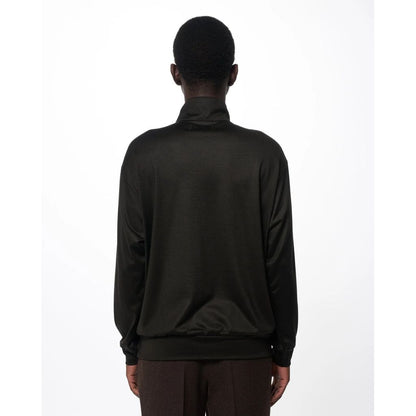 marka  Super 100s Washable Wool Jersey / Half-Zip Stand