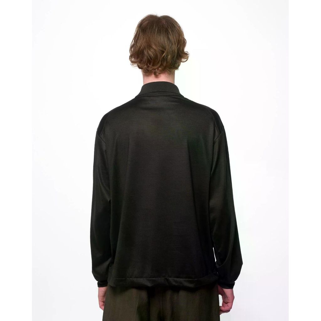 marka  Super 100s Washable Wool Jersey / Shirt Cardigan