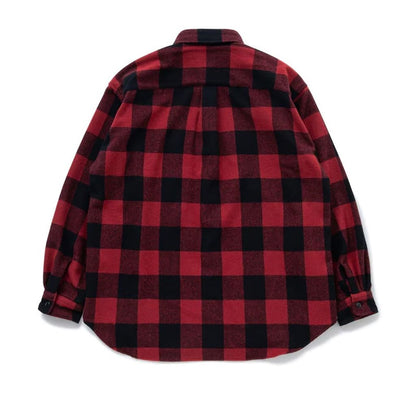 BEDWIN & THE HEARTBREAKERS L/S BUFFLAO CHECK BIG SHIRT "BILLY"