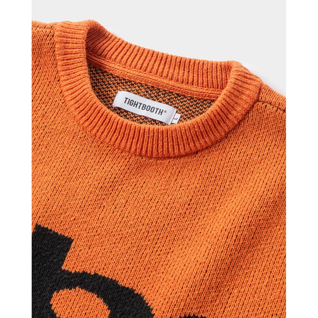 TIGHTBOOTH BIG LOGO KNIT SWEATER