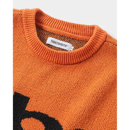 TIGHTBOOTH BIG LOGO KNIT SWEATER