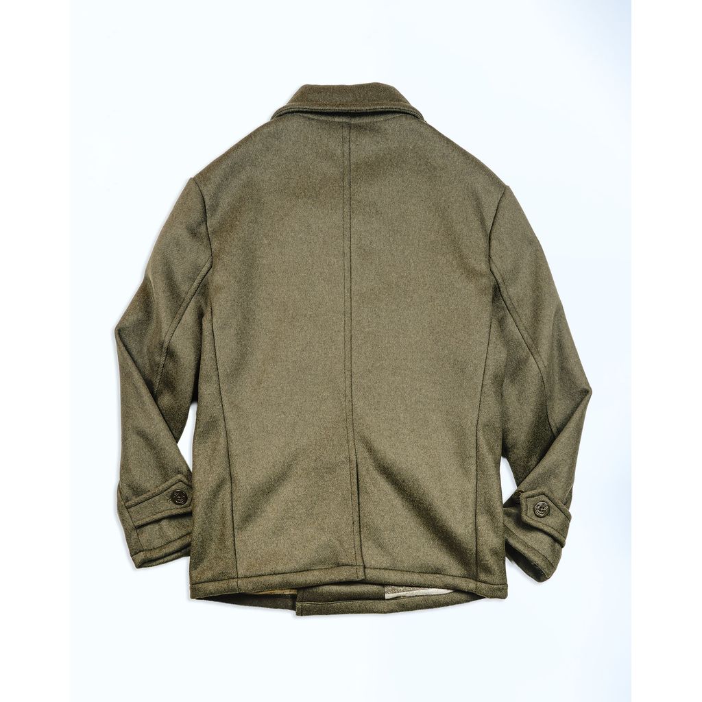 ANDFAMILYS Feather Wool Pea Coat