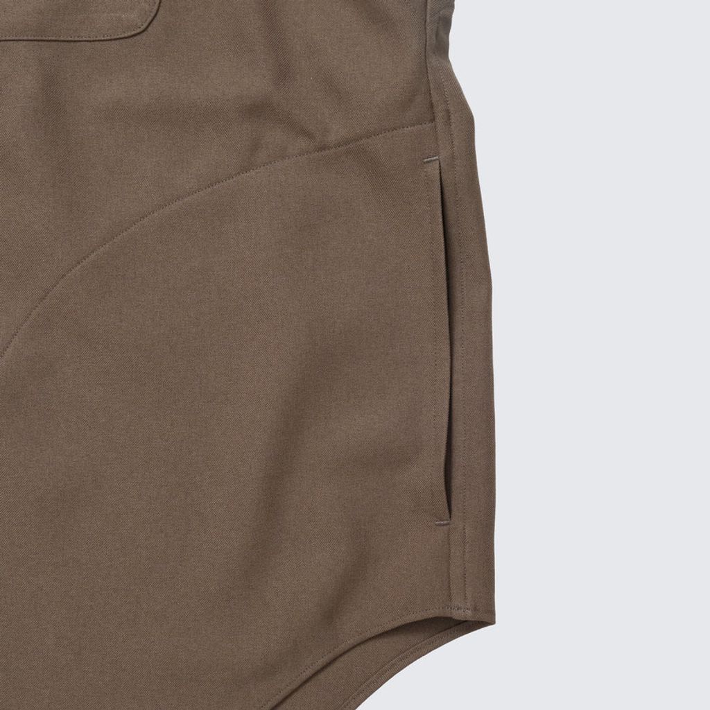 MAGIC STICK THE CORE HALF ZIP SHIRT (COCOA BROWN) 26FW-MS8-003
