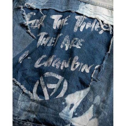 ANACHRONORM HARD REMAKED FRONT TUCK DENIM JACKET INDIGO (REMAKE)