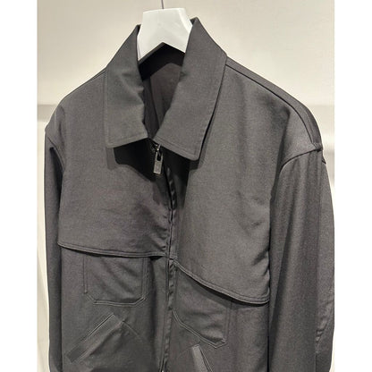 Y's for men WOOL GABARDINE STORM SHIELD BLOUSON