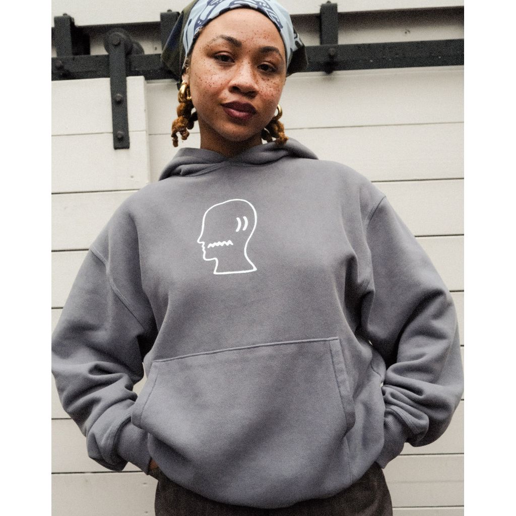 BRAIN DEAD  Logohead Hoodie