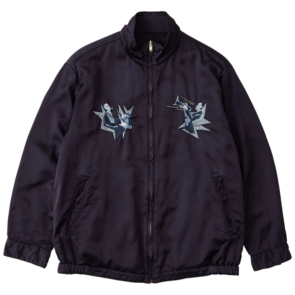 PORTER CLASSIC SATCHEL MOUTH ORCHESTRA REVERSIBLE ZIP UP JACKET