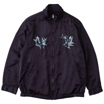 PORTER CLASSIC SATCHEL MOUTH ORCHESTRA REVERSIBLE ZIP UP JACKET