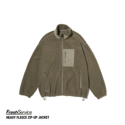FreshService "HEAVY FLEECE ZIP-UP JACKET"