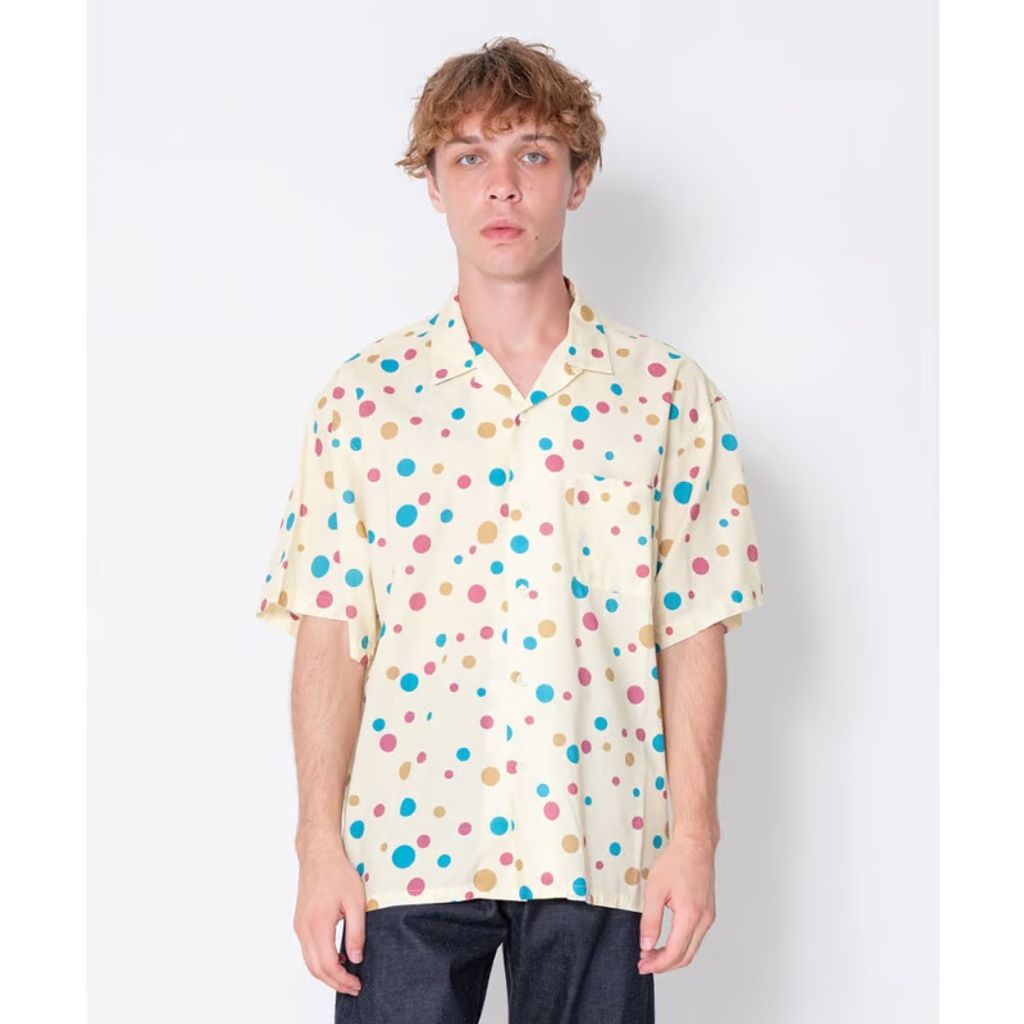 BEDWIN & THE HEARTBREAKERS S/S OPEN COLLAR ALOHA SHIRT "ROGERS"