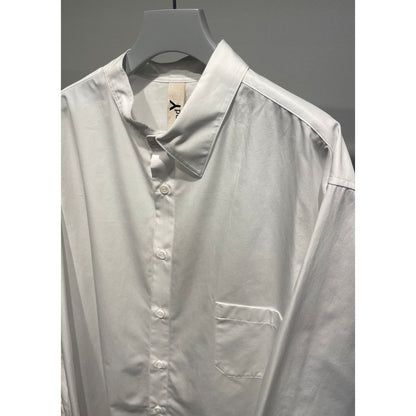 Ground Y COTTON BROADCLOTH COLLAR CUT-OFF SHIRT