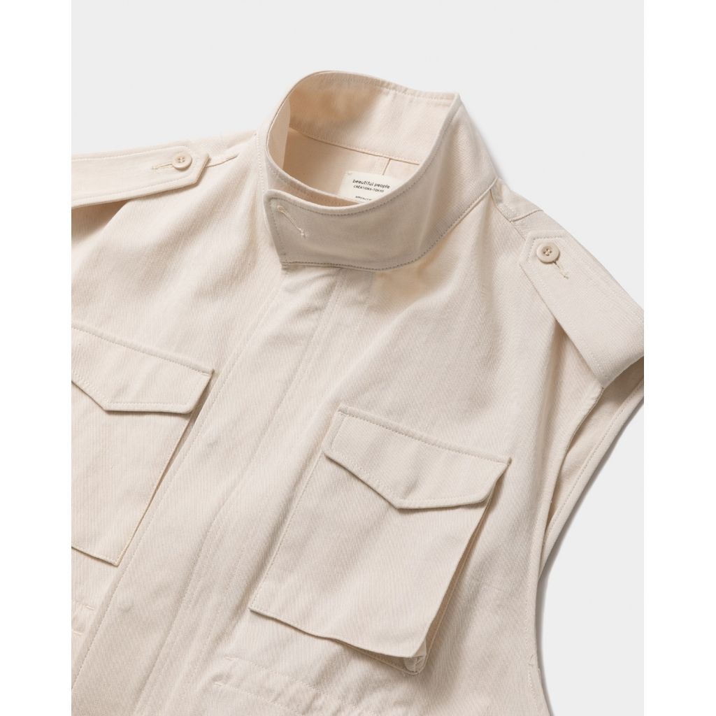 Beautiful People double-end british chino cloth vest