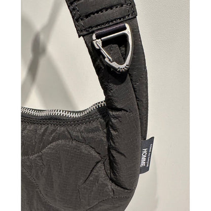 COMME des GARCONS HOMME NYLON RIPSTOP QUILTING BAG（BLACK）