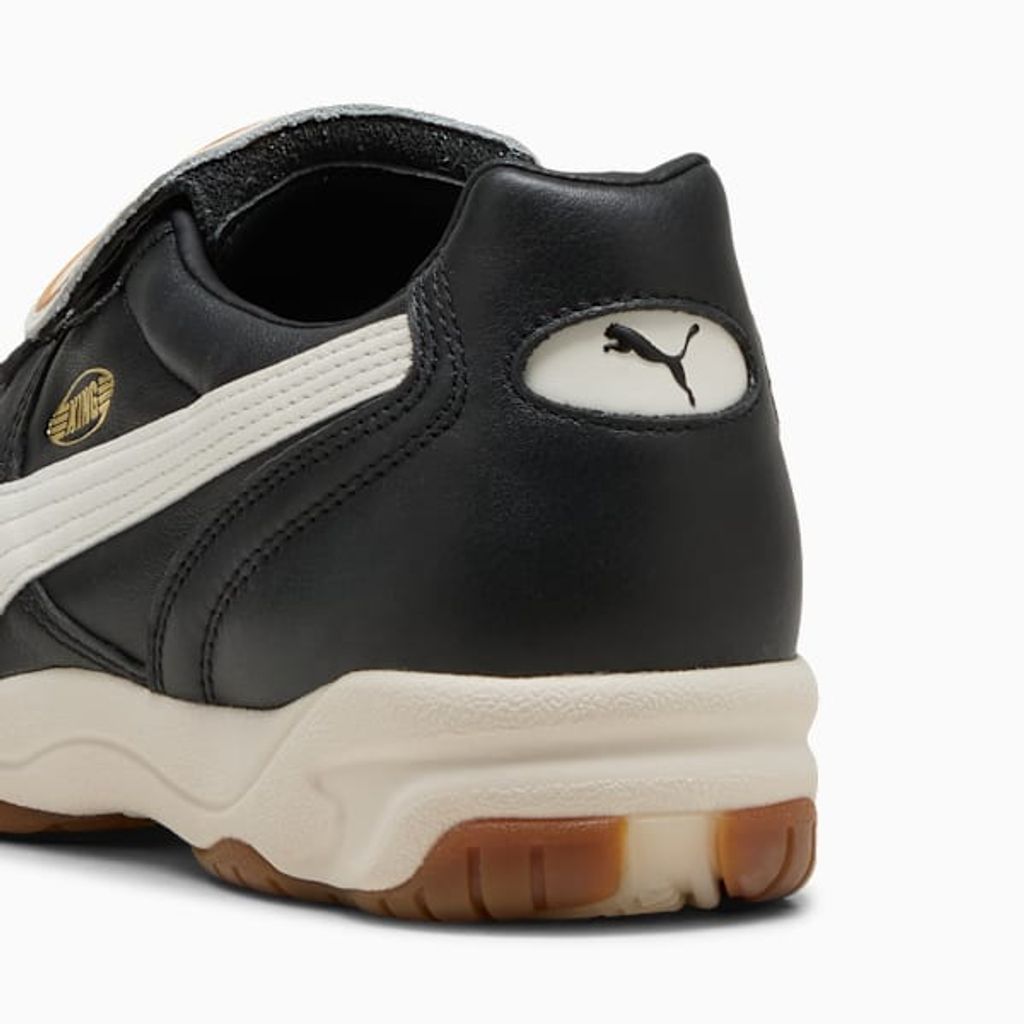 PUMA メンズ キング インドア スニーカー(PUMA Black-Warm White)