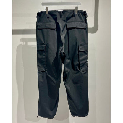 Y's for men T/C TWILL CARGO PANTS（BLACK）