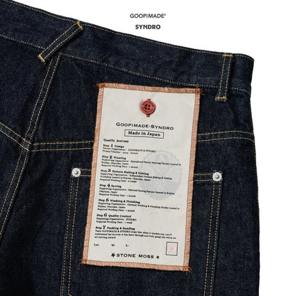 GOOPiMADE 01P-SYNC ARK DECK LOOSE JEANS - ONE WASH