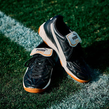 PUMA メンズ キング インドア スニーカー(PUMA Black-Warm White)