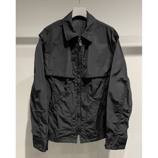 Y's for men NYLON TAFFETA CHAIN STITCH SHIELD BLOUSON
