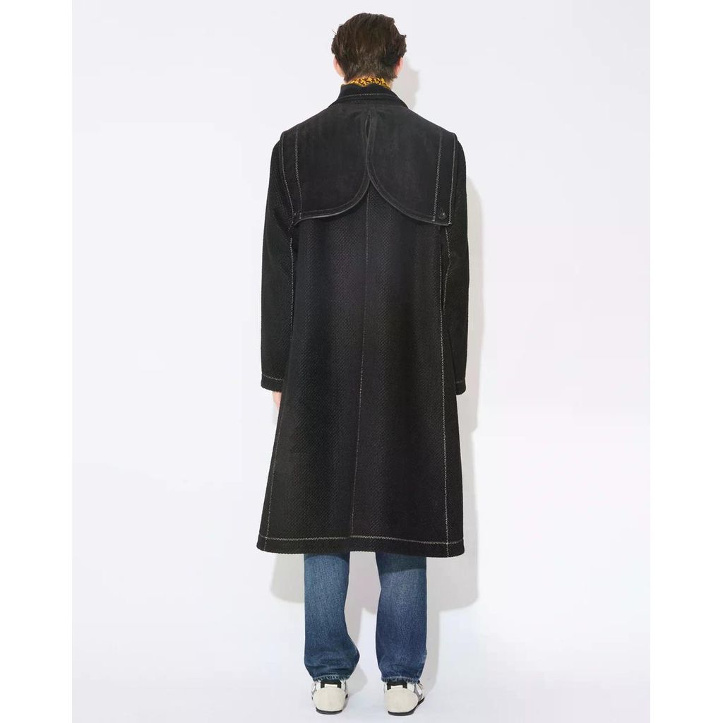 beautiful people coinside reversible herringbone bonding coat