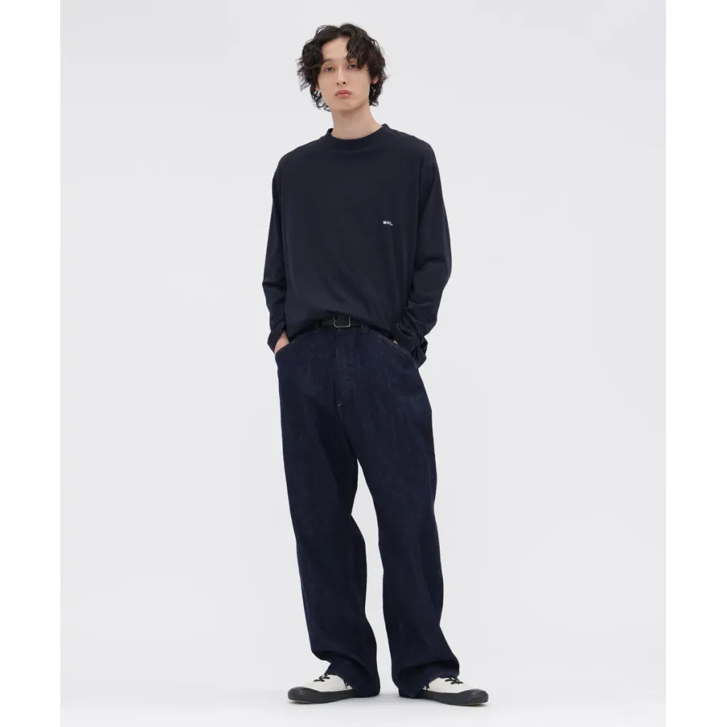 MHL. CANTON DENIM TROUSERS