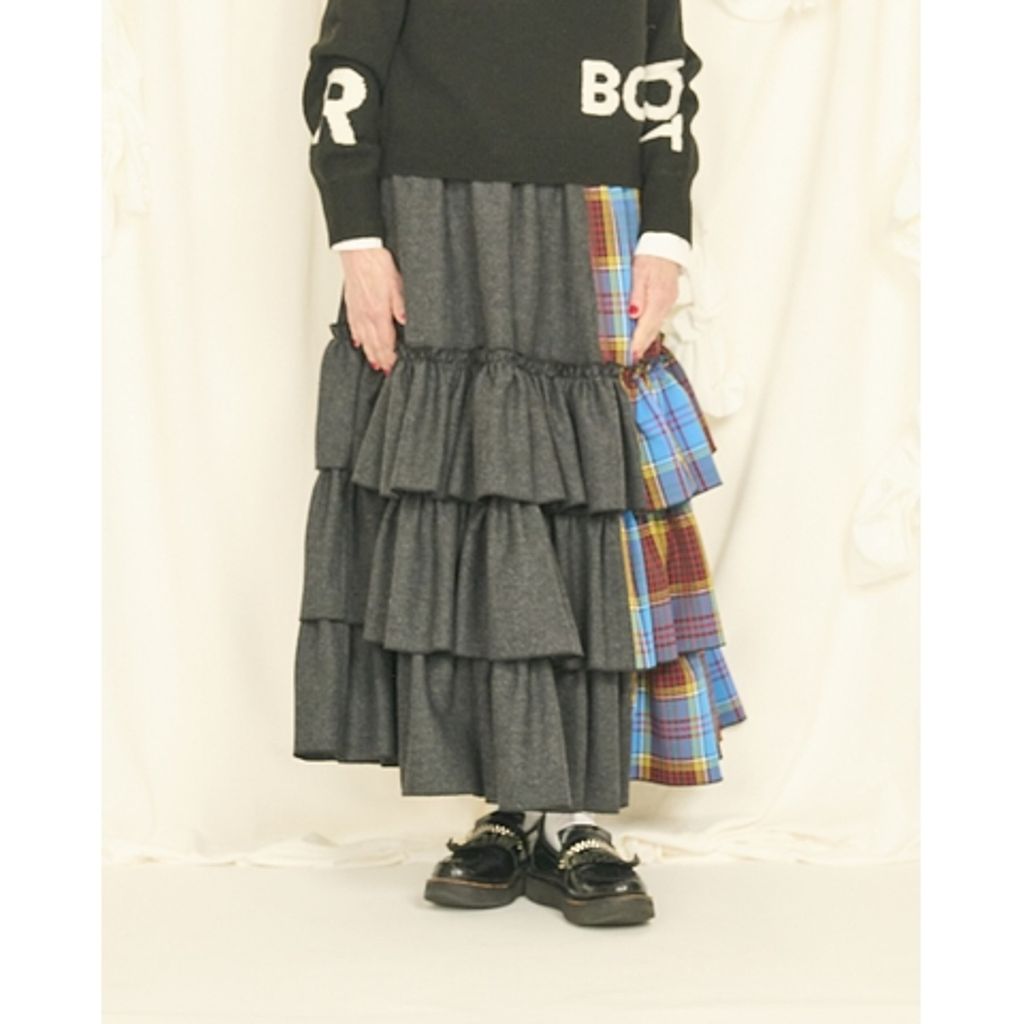 【予約商品】THOMAS MAGPIE	2254607 Herringbone ×Check