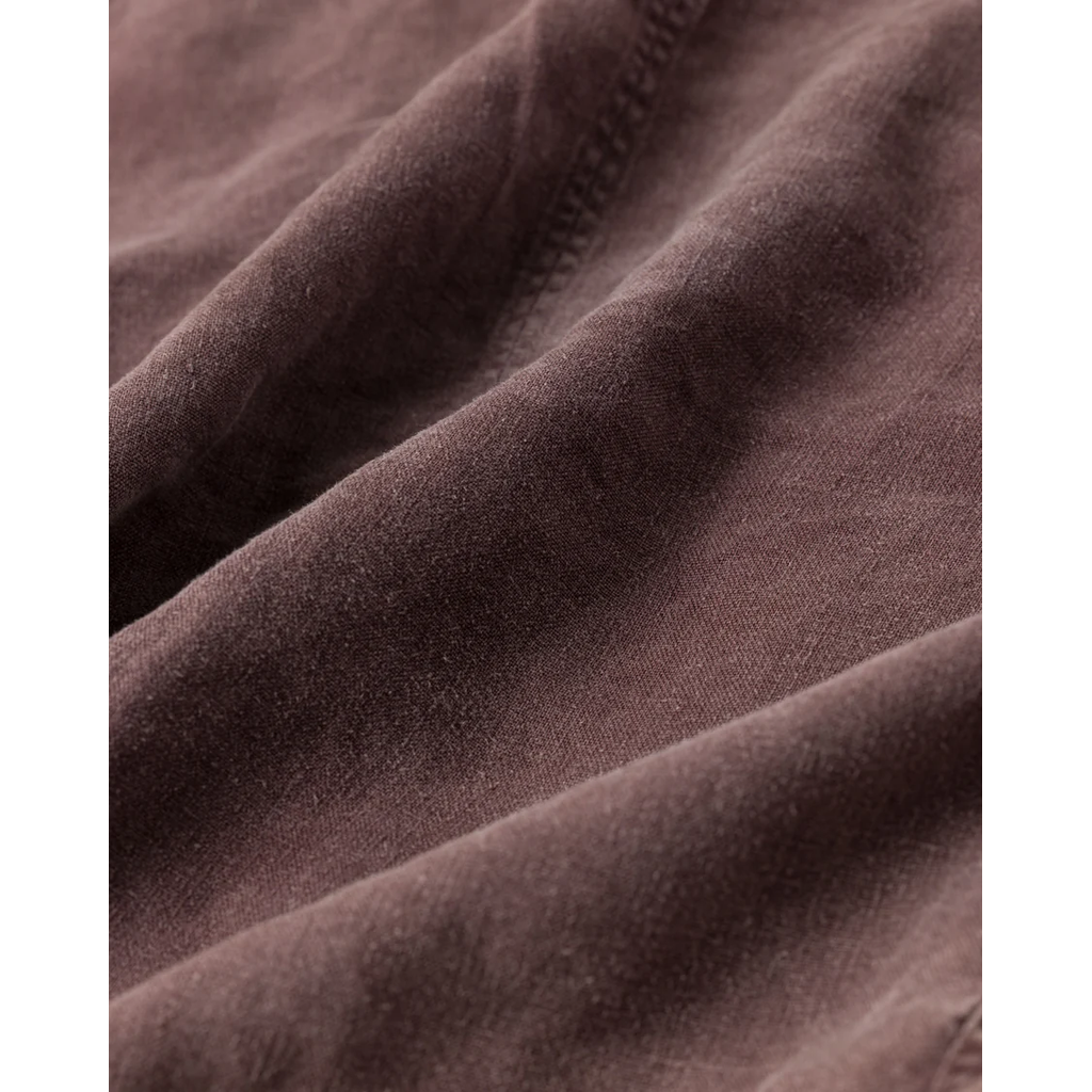 ANACHRONORM  FADED SULFUR DYED LINEN UTILITY JACKET