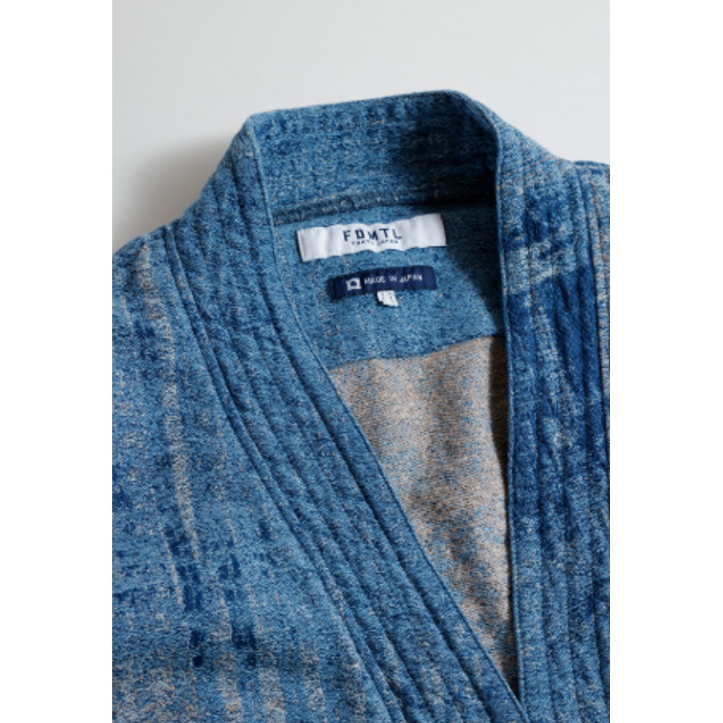 FDMTL BORO JAQUARD HAORI SHIRT 3YR WASH
