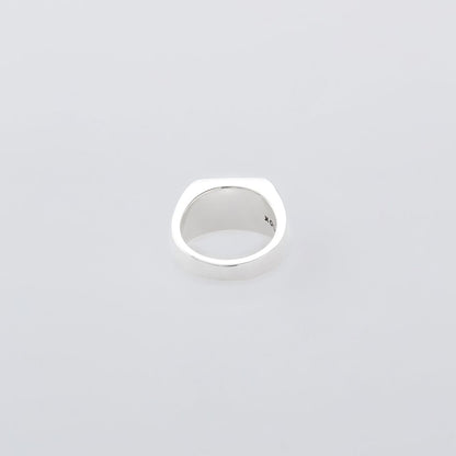 XOLO JEWELRY  Signet Ring with Black Flower