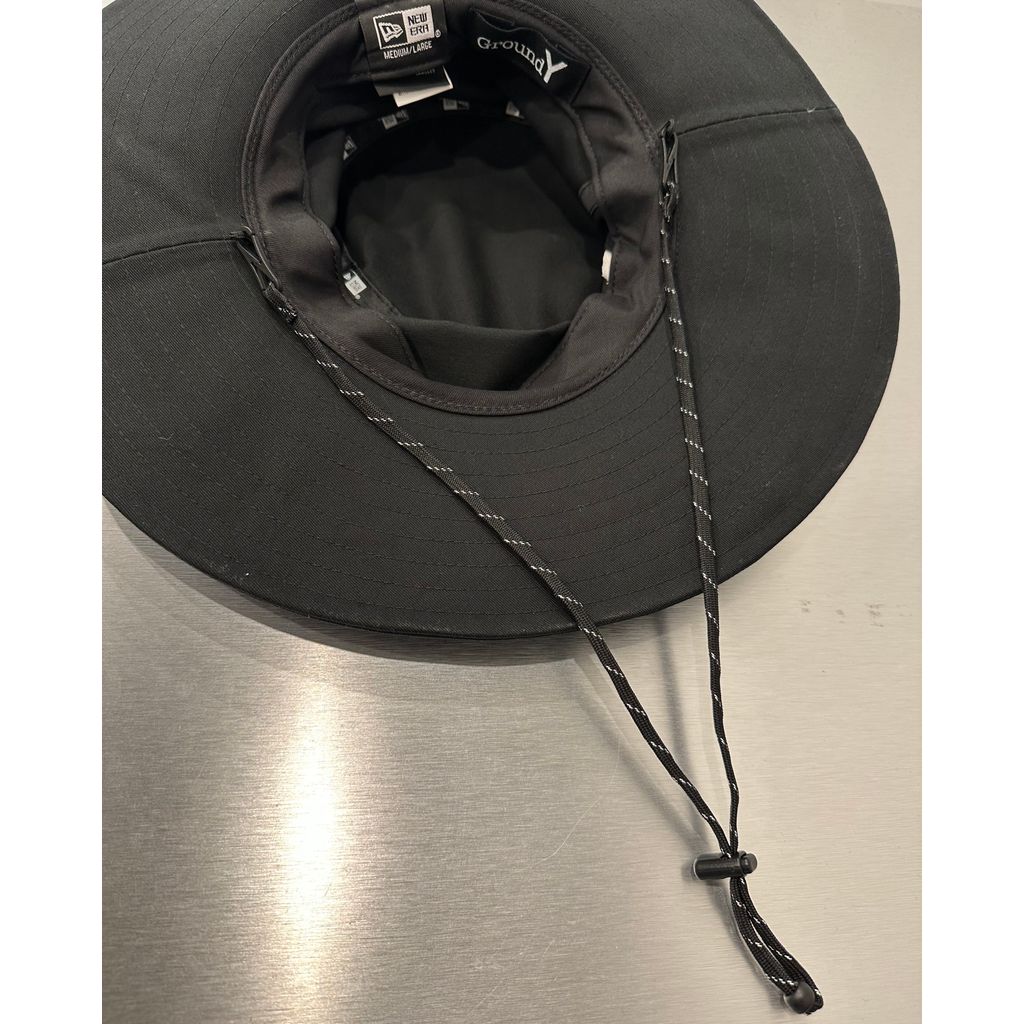 Ground Y×NEW ERA ADV LIGHT GY SIDE LOGO BLK WHT