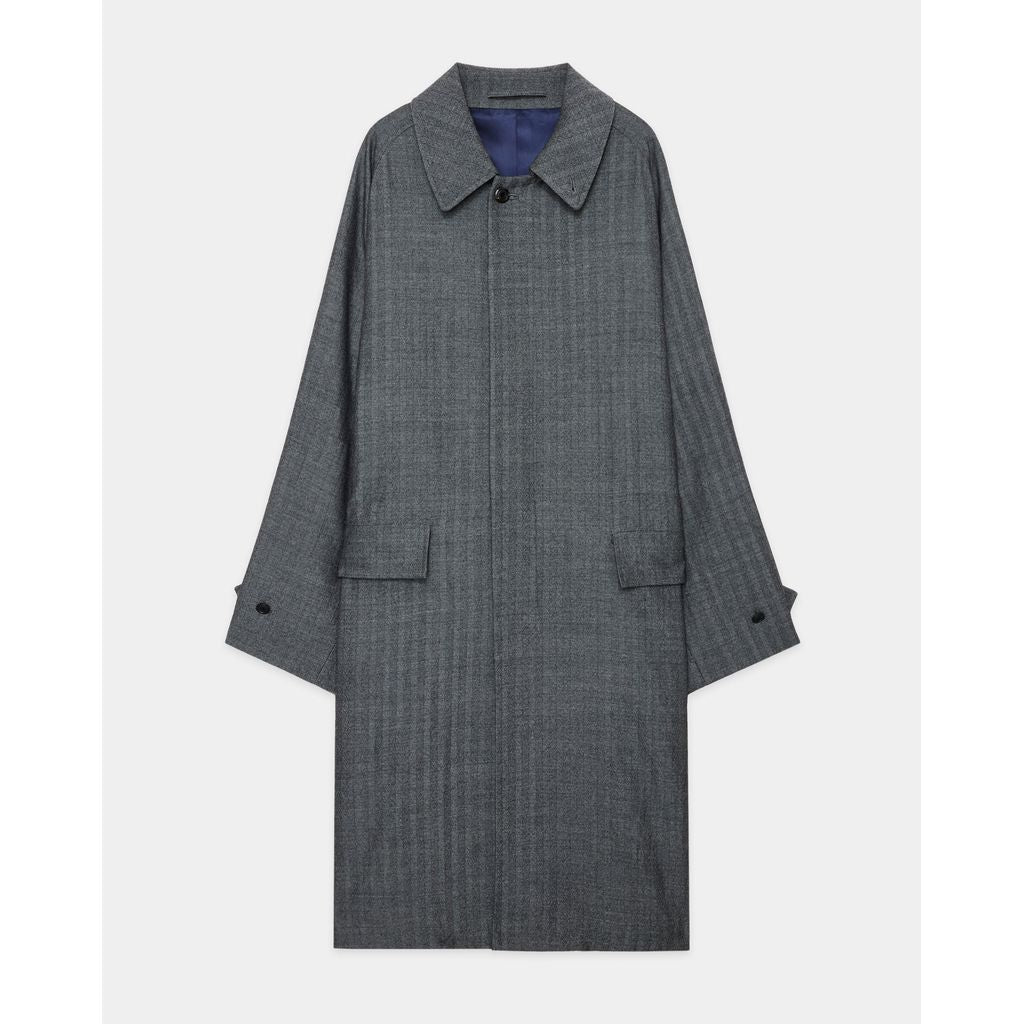 marka Tumbled Wool Serge Raglan Sleeve Coat