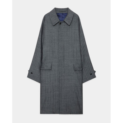 marka Tumbled Wool Serge Raglan Sleeve Coat