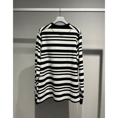 訳あり POP TRADING COMPANY  LONG SLEEVE T-SHIRT BIG P STRIPED