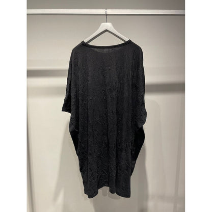 Ground Y CATCH WASHER BIG T WITH SIDE BUTTONS T-SHIRT