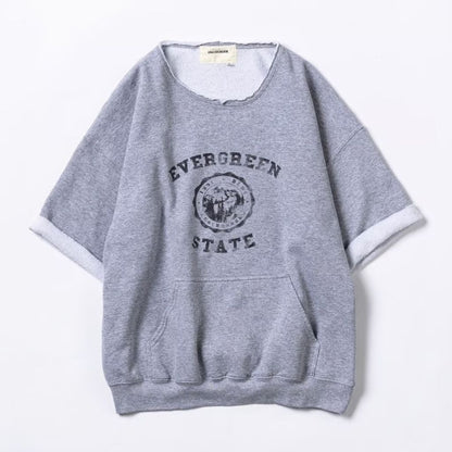 ANACHRONORM COLLEGE CUT-OFF S/S SWEAT