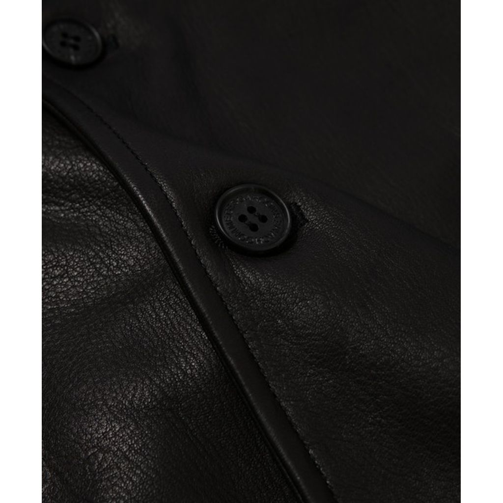COMME des GARCONS HOMME DEER SKIN LEATHER CAR COAT