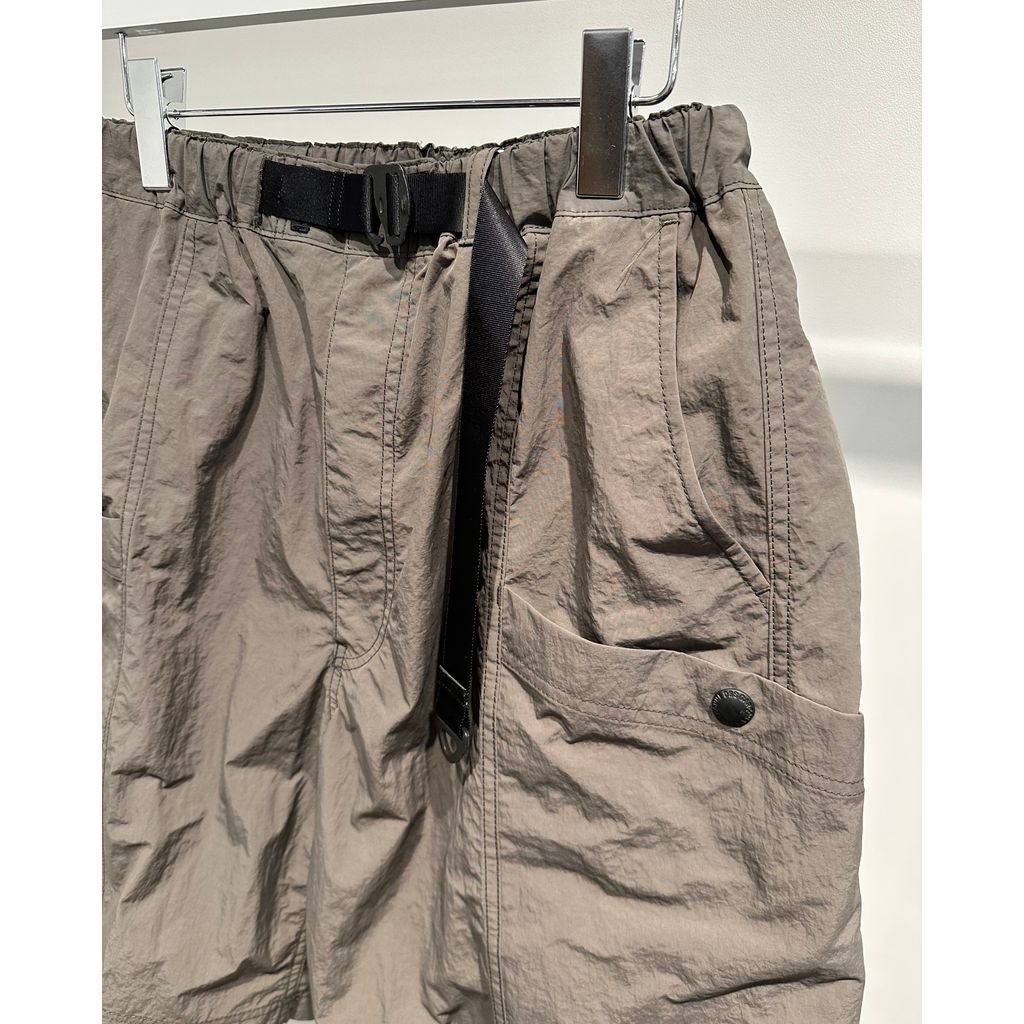 COMME des GARCONS HOMME NYLON TUSSER HALF PANTS（KAHKI）